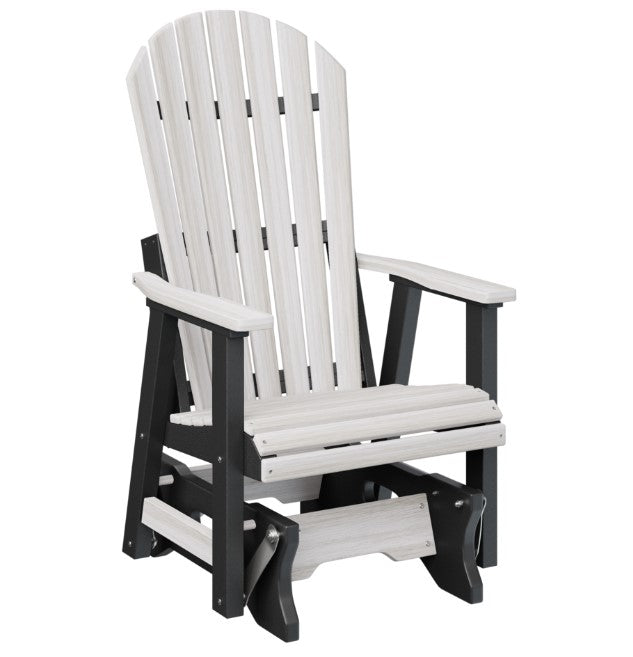 Berlin Gardens Comfo-Back Single Glider with Allochrome Brackets