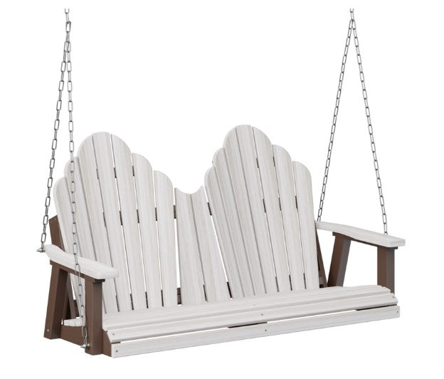 Berlin Gardens Cozi-Back Double Swing (Zinc Chains)