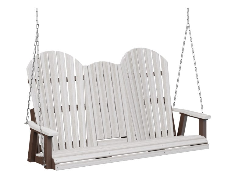 Berlin Gardens Comfo-Back Three Seat Swing w/Console (Zinc Chains)