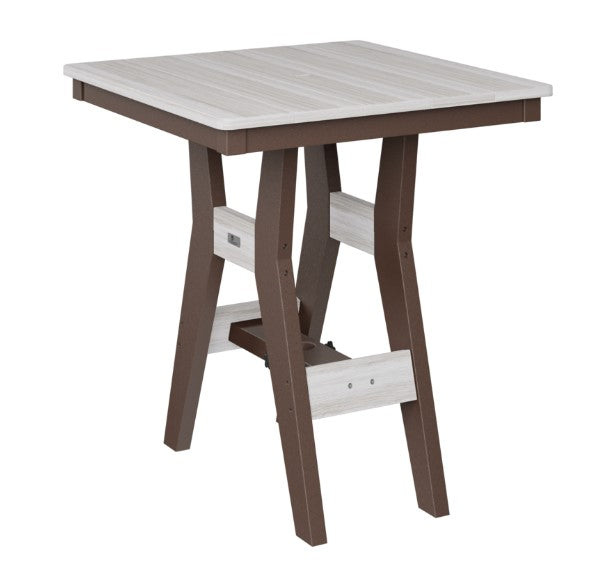 Berlin Gardens Harbor Bar Tables Standard Top 28" Square Bar Table