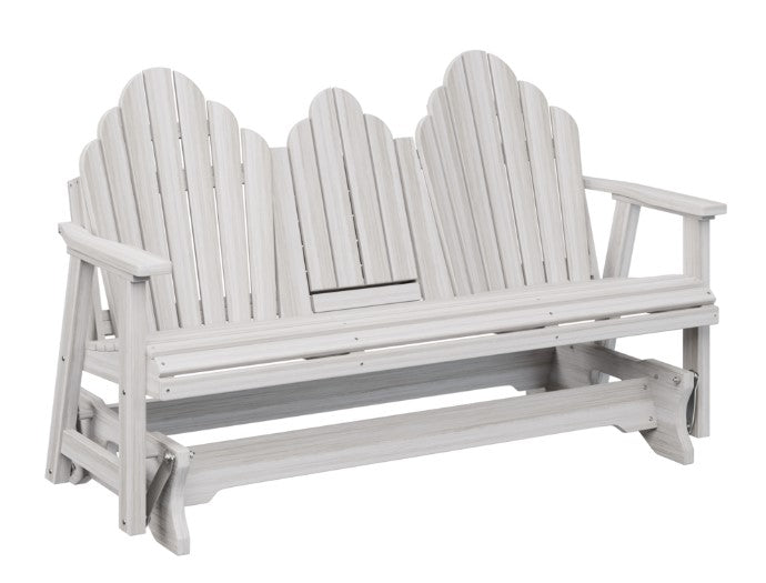 Berlin Gardens Cozi-Back Three Seat Glider w/Console Allochrome Brackets