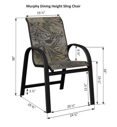 Berlin Gardens Murphy Regular Sling Dining Chair