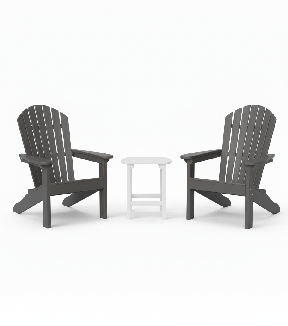FREE Side Table With Purchase Of Berlin Gardens 2 Piece Adirondack Chair Set