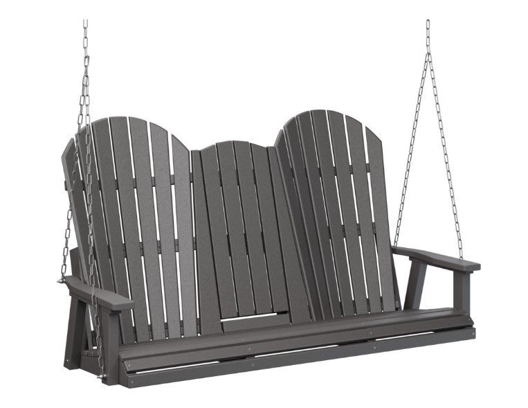 Berlin Gardens Comfo-Back Three Seat Swing w/Console (Zinc Chains)