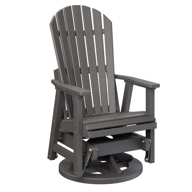 Berlin Gardens Comfo-Back Swivel Glider with Allochrome Brackets