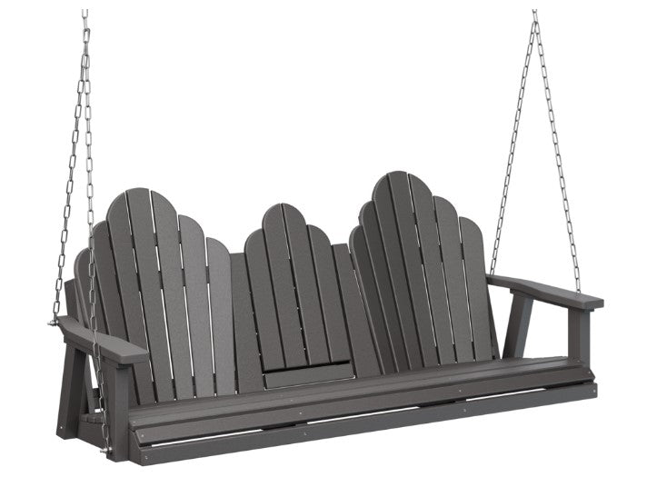 Berlin Gardens Cozi-Back Three Seat Swing w/Console (Zinc Chains)