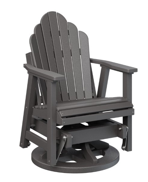 Berlin Gardens Cozi-Back Swivel Glider with Allochrome Brackets