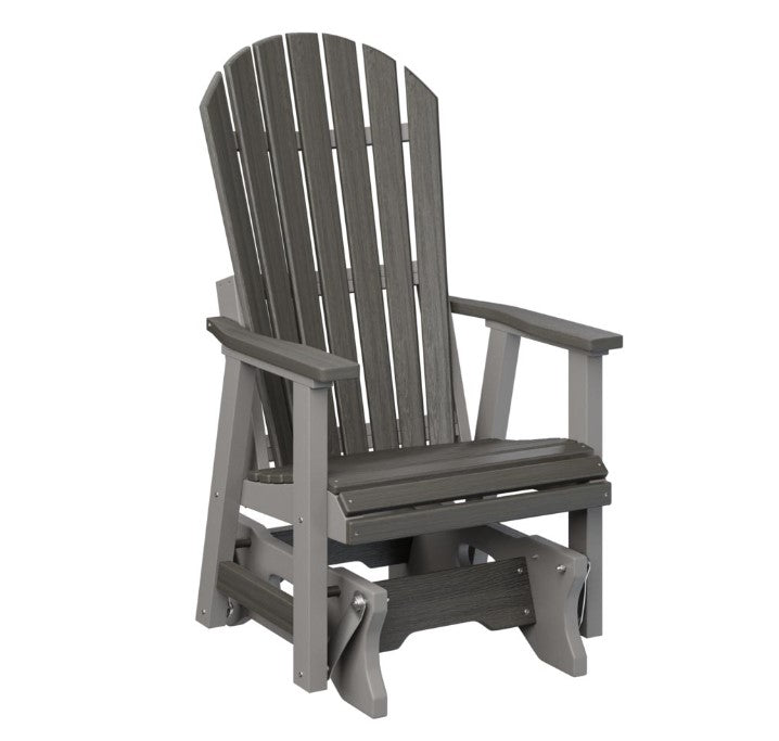 Berlin Gardens Comfo-Back Single Glider with Allochrome Brackets