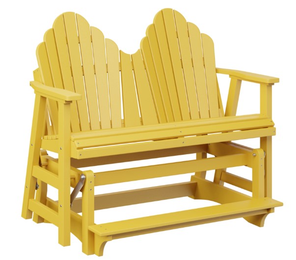 Berlin Gardens Cozi-Back Double Counter Glider with Allochrome Brackets