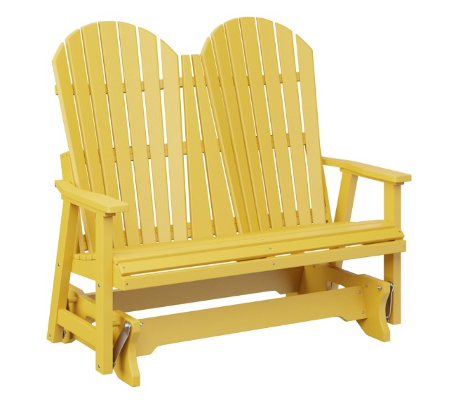 Berlin Gardens Comfo-Back Double Glider with Allochrome Brackets