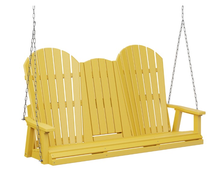 Berlin Gardens Comfo-Back Three Seat Swing w/Console (Zinc Chains)