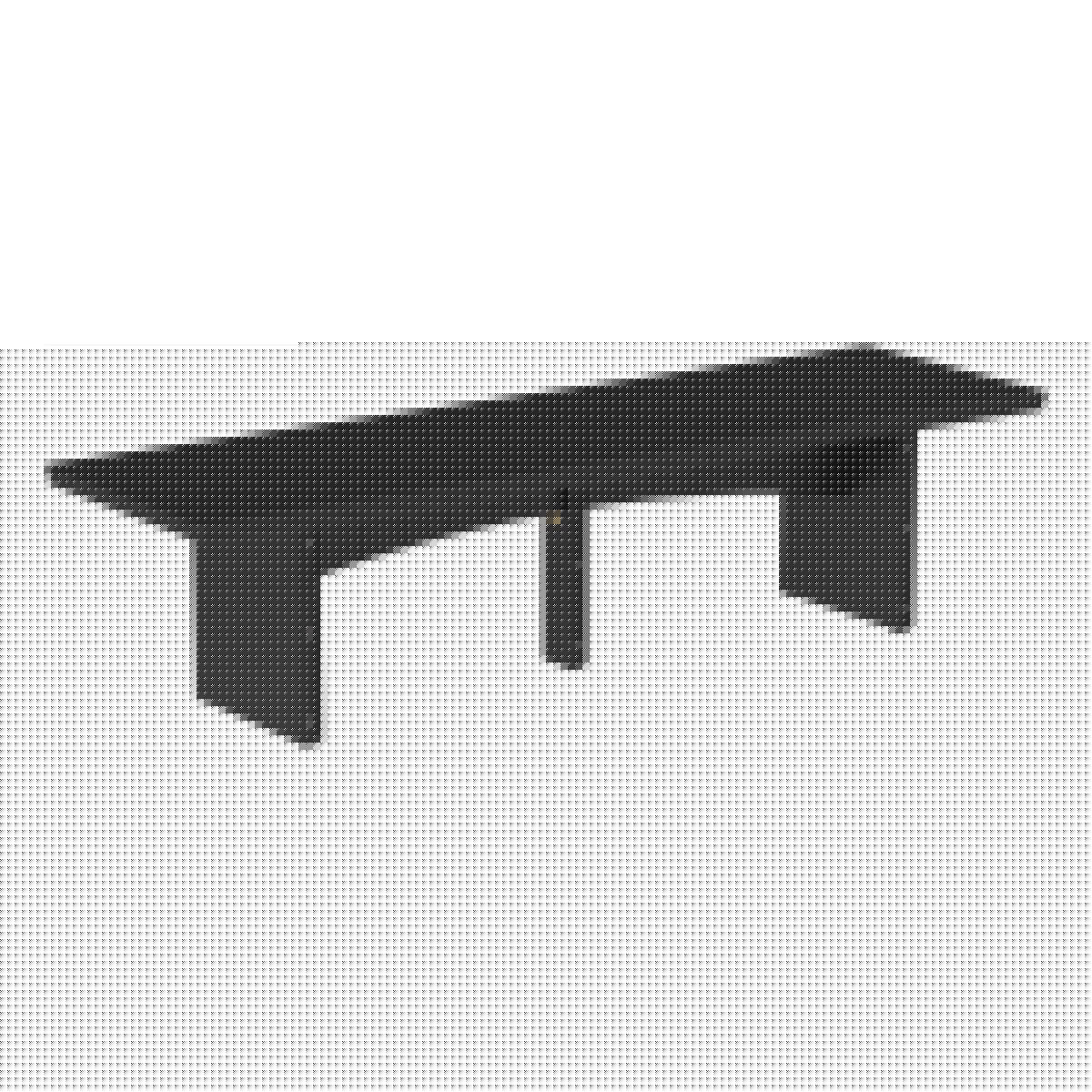LuxCraft Urban 3' x 10' Rectangular Dining Table - Counter Height
