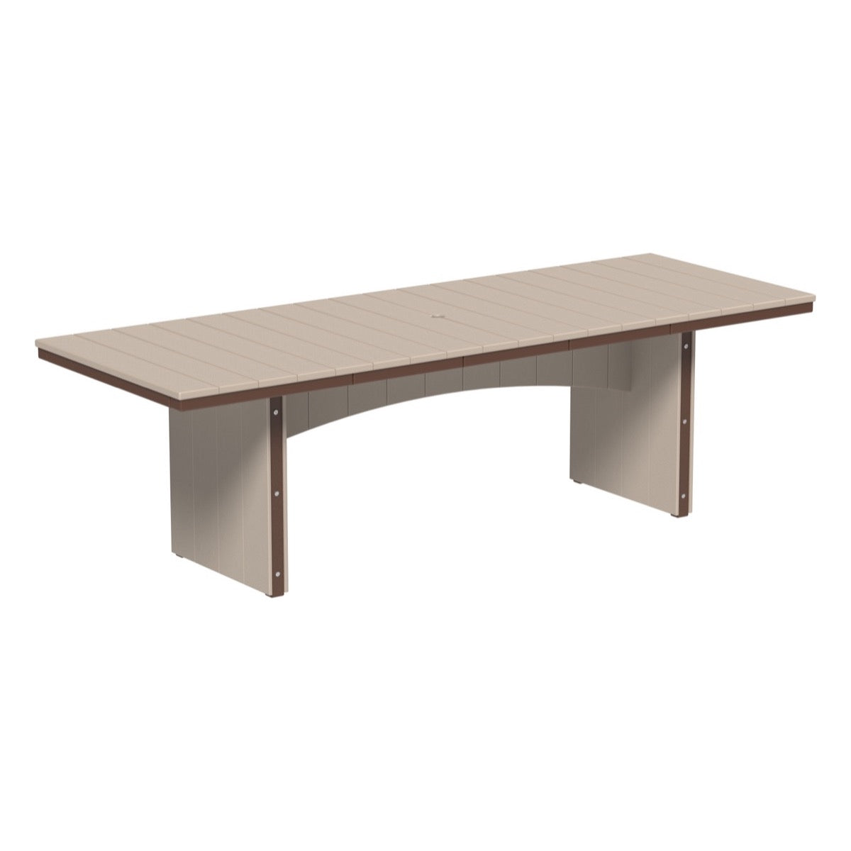 LuxCraft Urban 3' x 8' Rectangular Dining Table - Dining Height