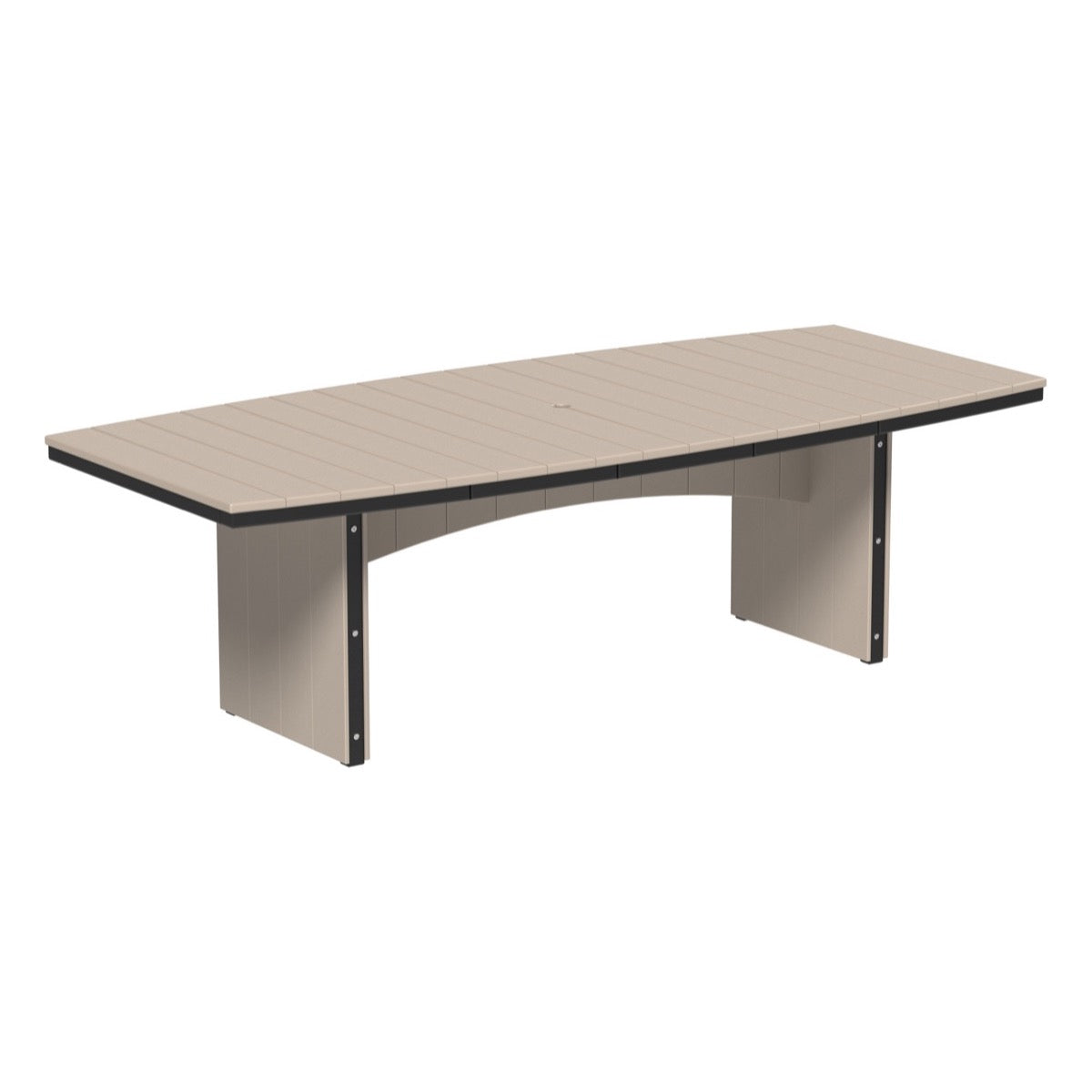 LuxCraft Urban 4' x 8' Oval Dining Table - Counter Height
