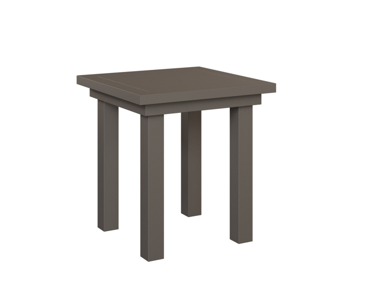 Berlin Gardens Vida Aluminum Dining End Table