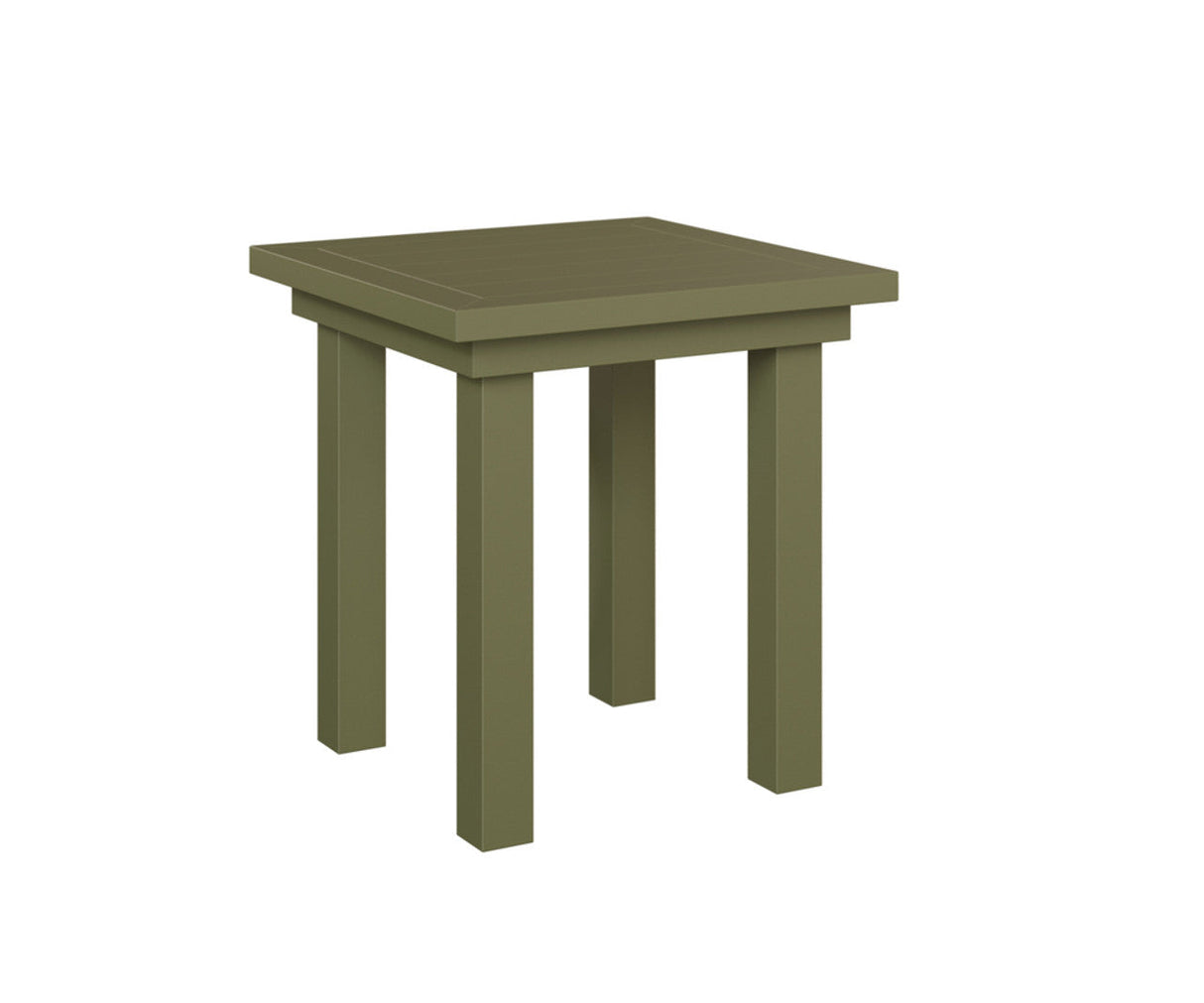 Berlin Gardens Vida Aluminum Dining End Table