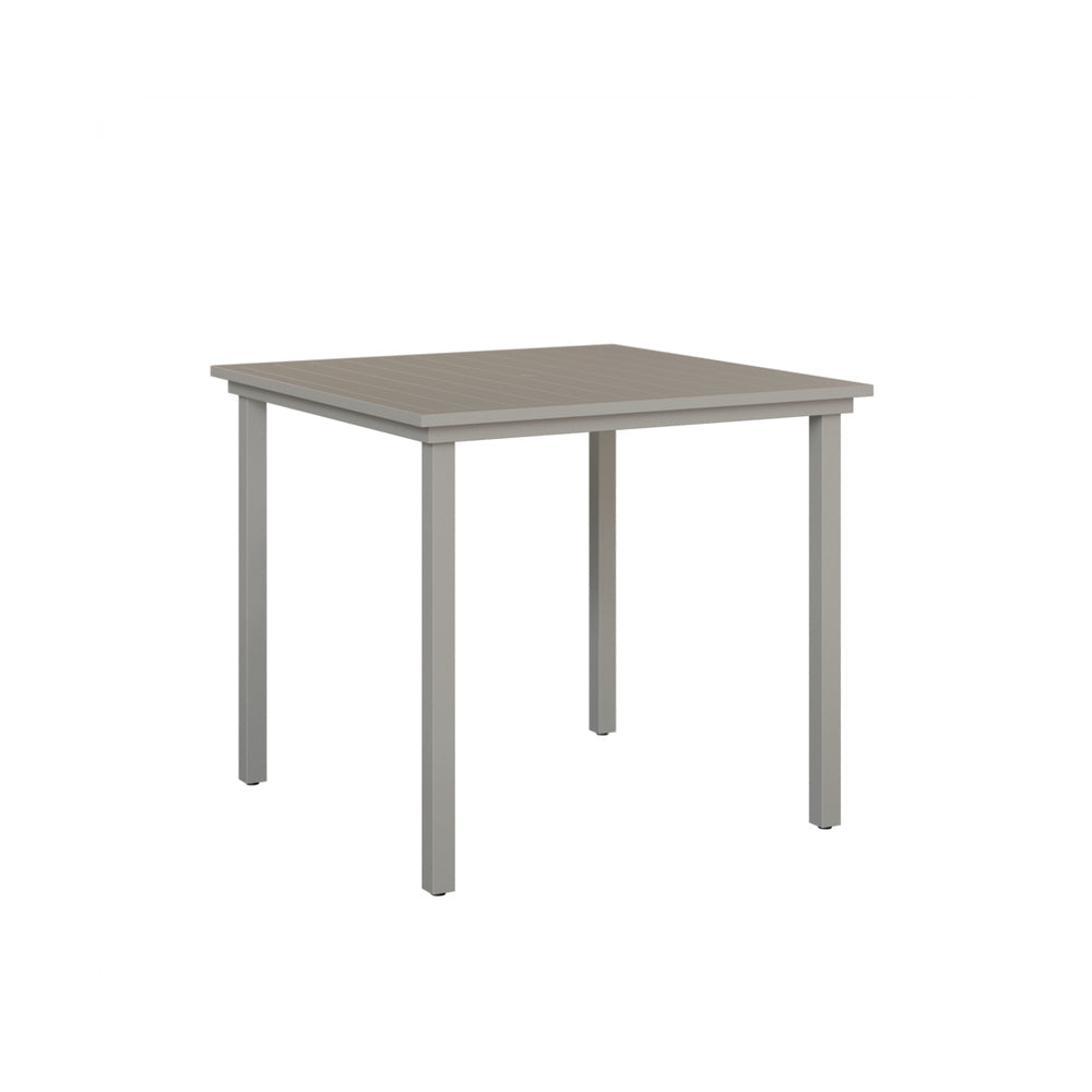 Berlin Gardens Vida 44" Square Aluminum Bar Table