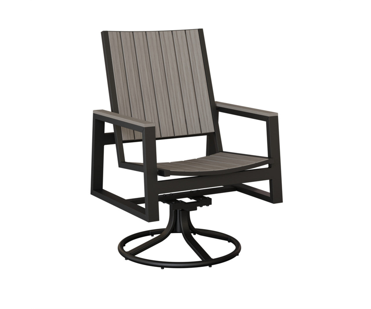 Berlin Gardens Vida Poly Swivel Rocker Dining Chair