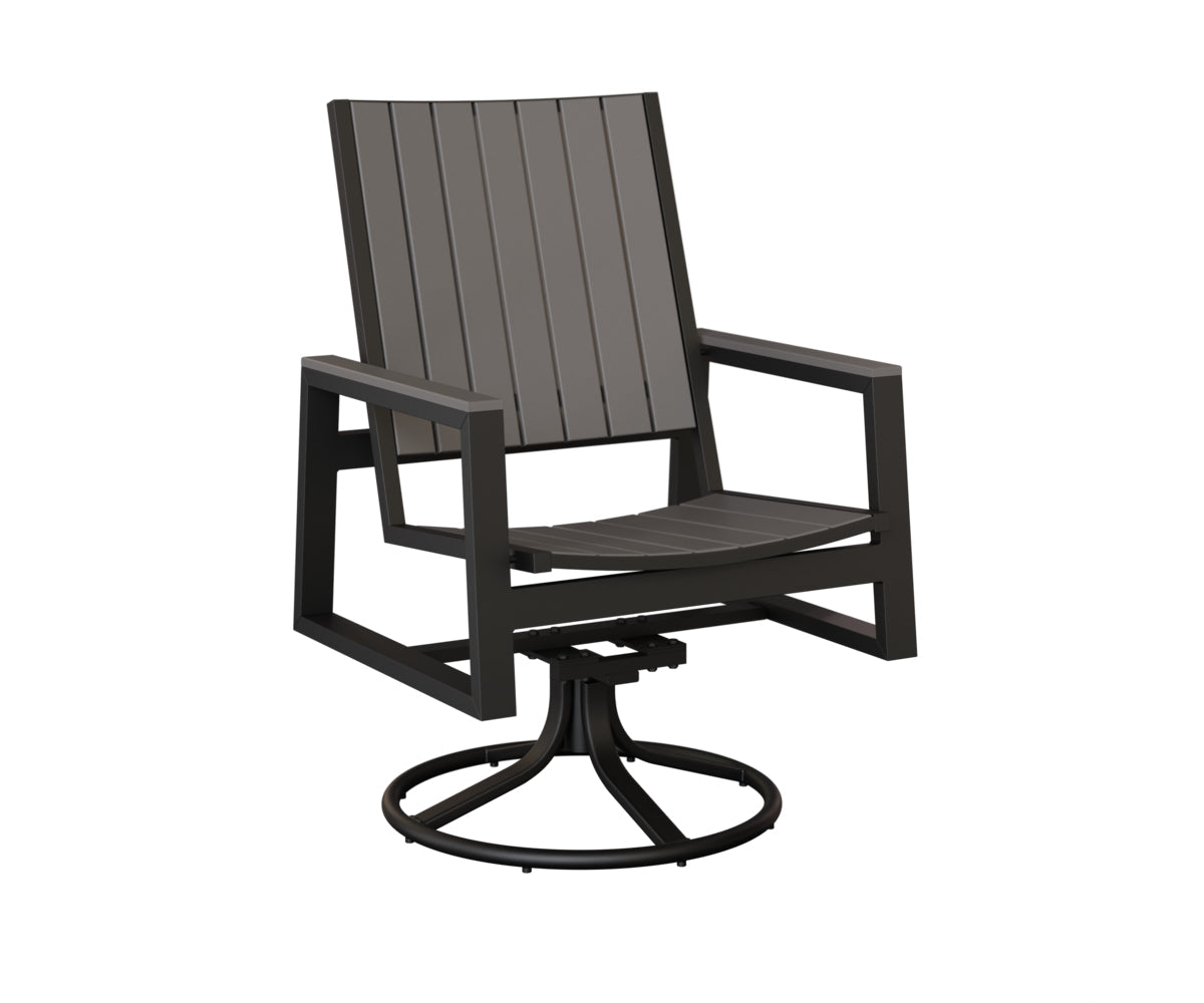 Berlin Gardens Vida Poly Swivel Rocker Dining Chair