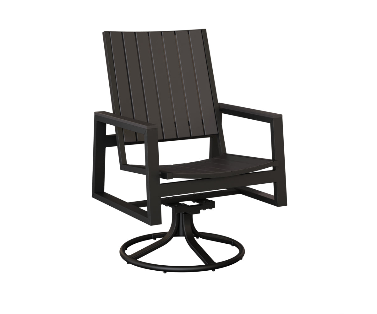 Berlin Gardens Vida Poly Swivel Rocker Dining Chair