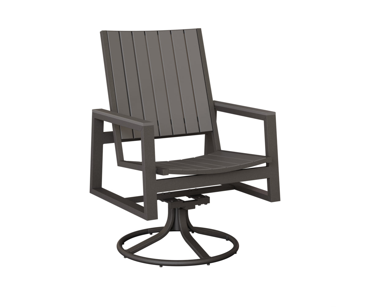 Berlin Gardens Vida Poly Swivel Rocker Dining Chair
