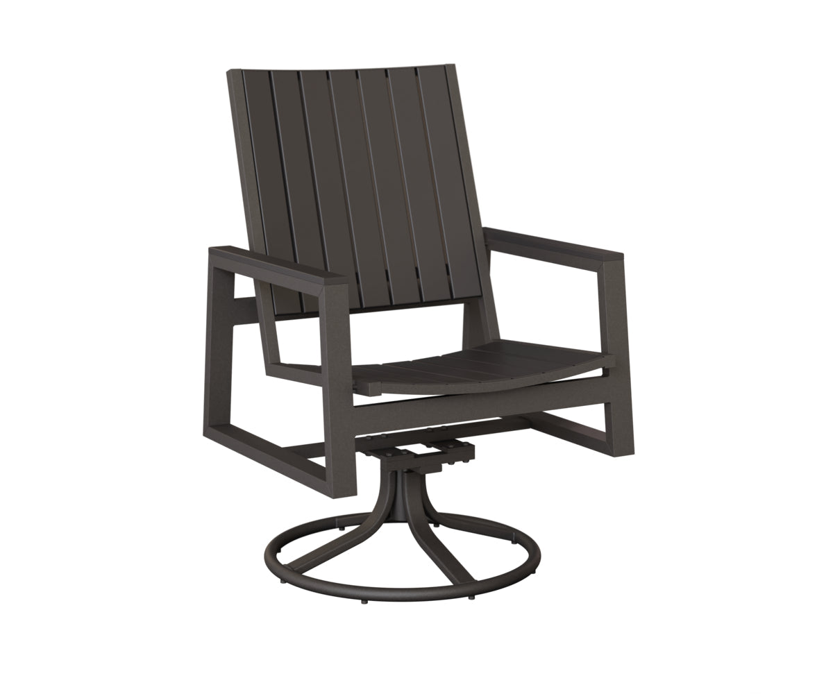 Berlin Gardens Vida Poly Swivel Rocker Dining Chair