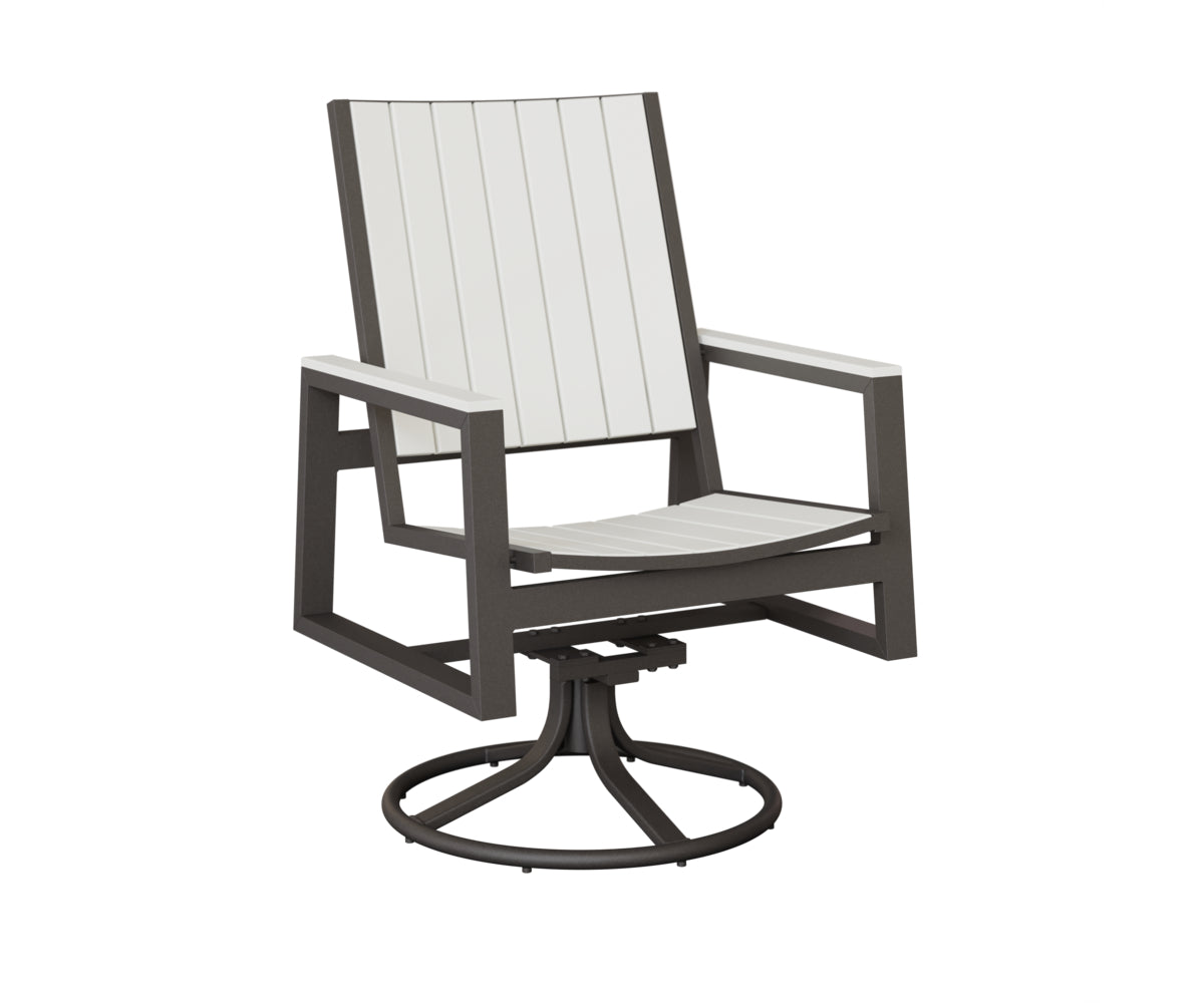 Berlin Gardens Vida Poly Swivel Rocker Dining Chair