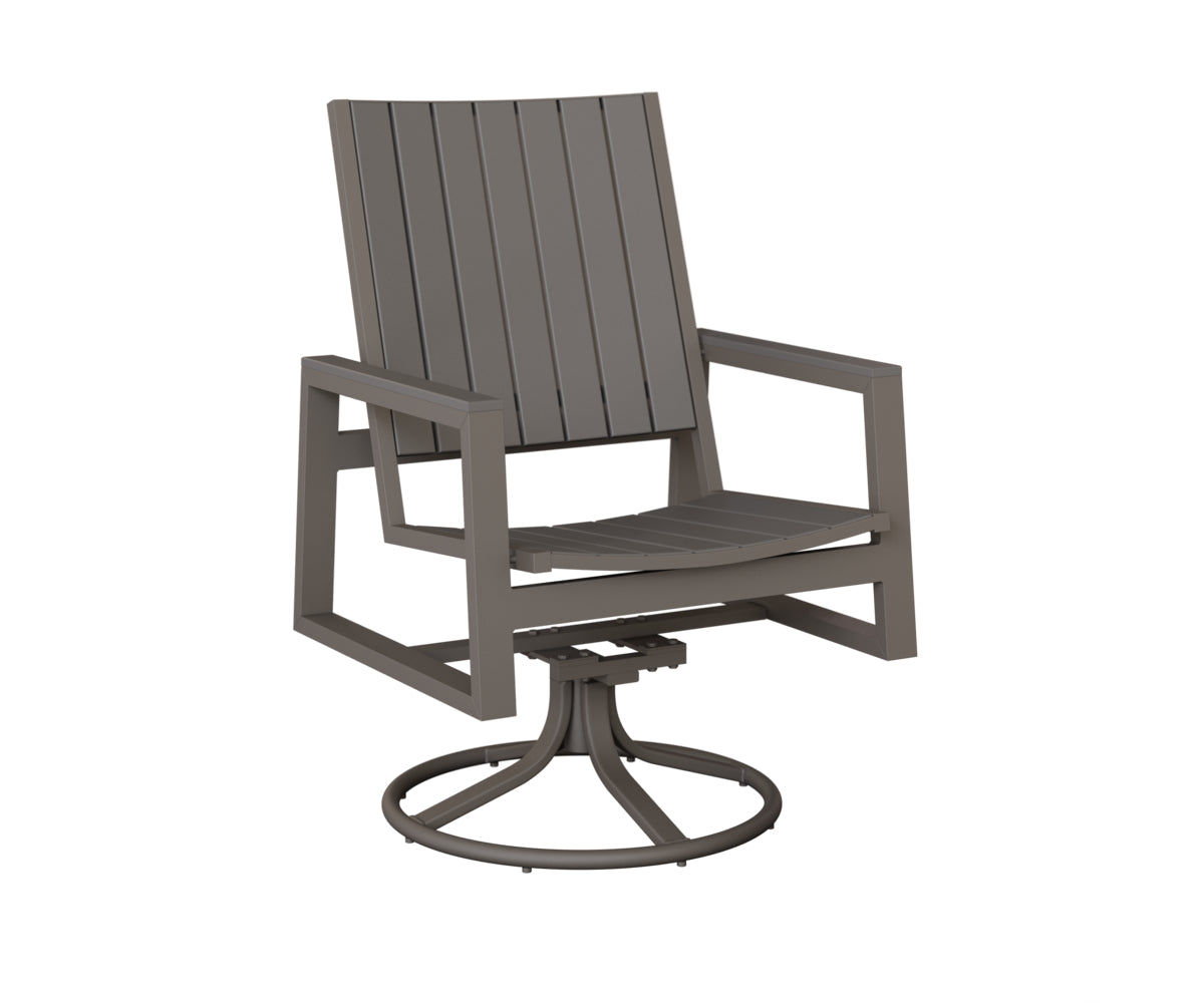 Berlin Gardens Vida Poly Swivel Rocker Dining Chair