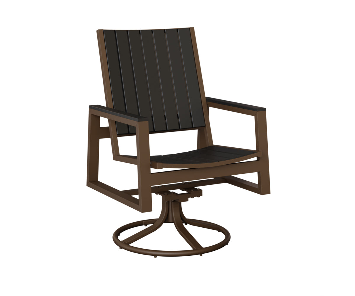 Berlin Gardens Vida Poly Swivel Rocker Dining Chair
