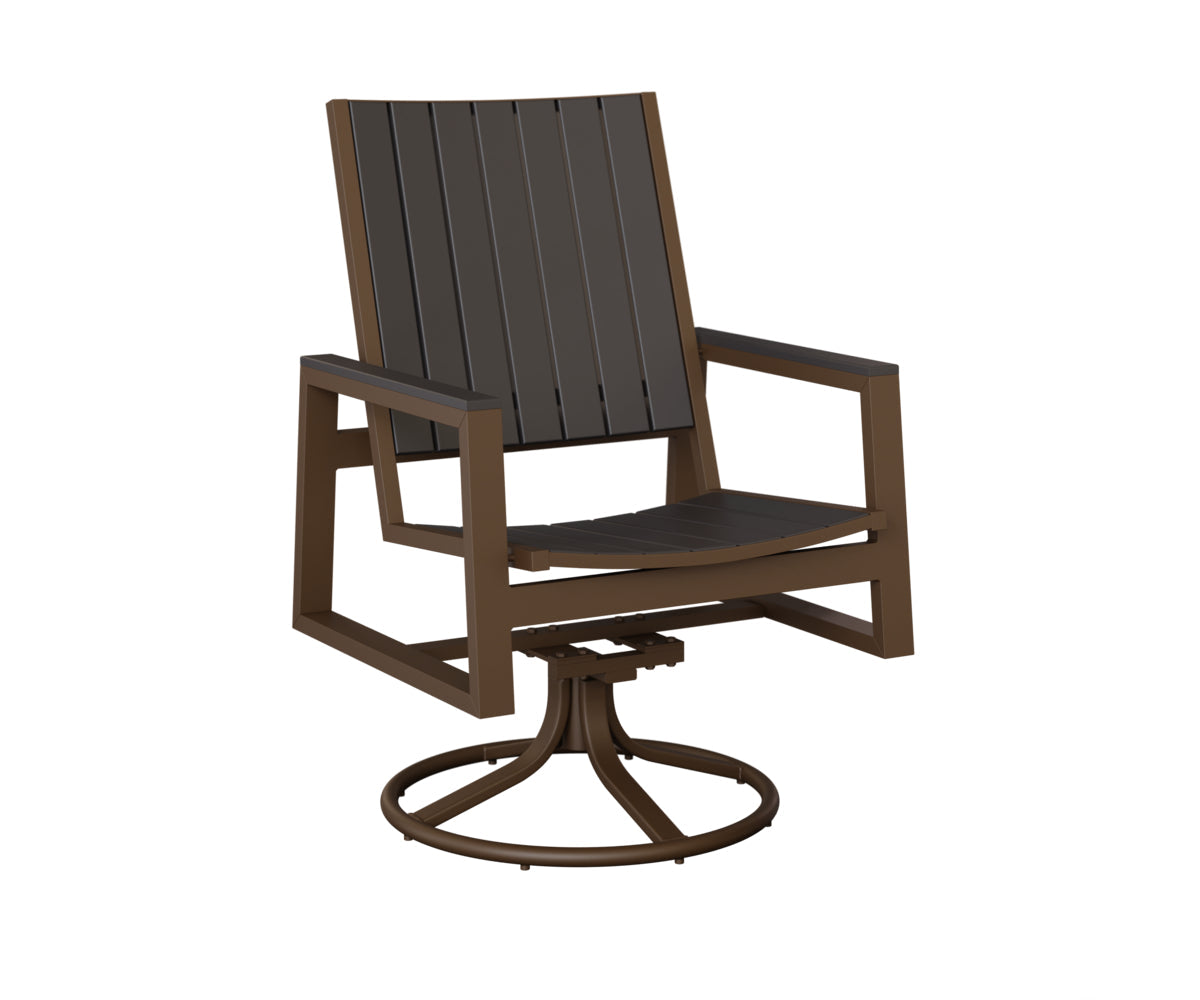 Berlin Gardens Vida Poly Swivel Rocker Dining Chair