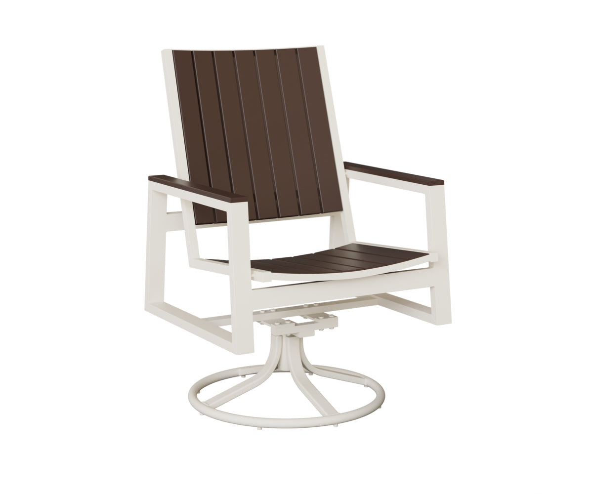 Berlin Gardens Vida Poly Swivel Rocker Dining Chair