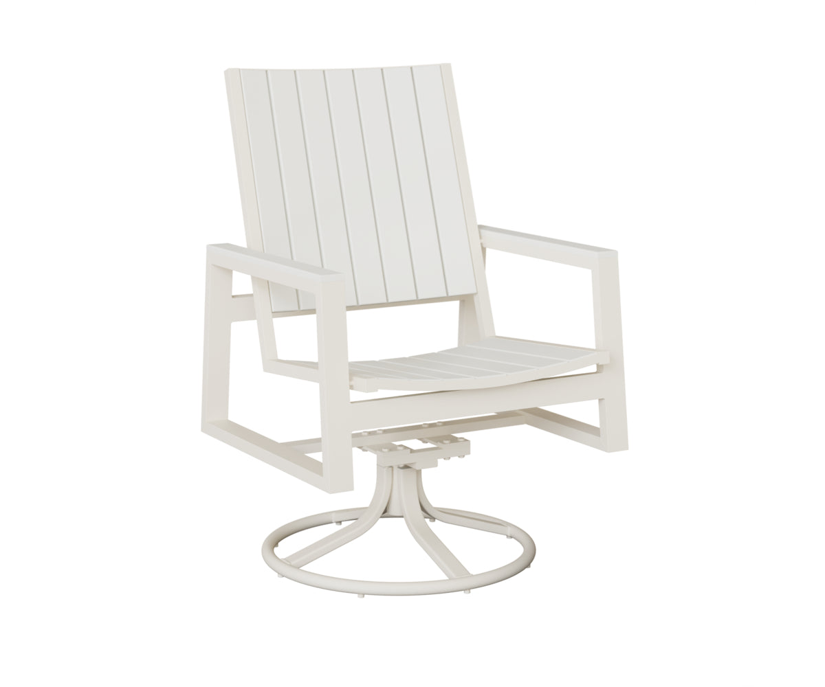Berlin Gardens Vida Poly Swivel Rocker Dining Chair