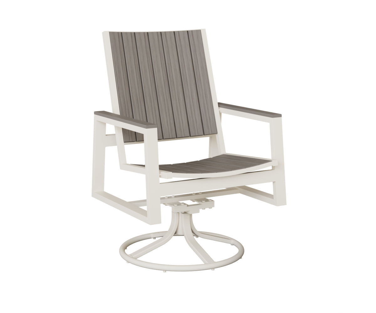 Berlin Gardens Vida Poly Swivel Rocker Dining Chair