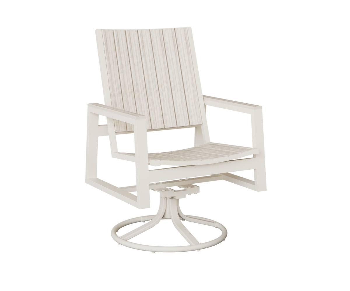 Berlin Gardens Vida Poly Swivel Rocker Dining Chair