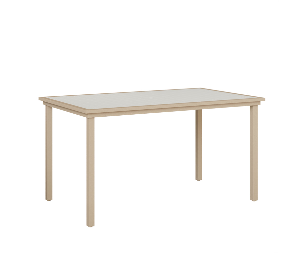 Berlin Gardens Vida 44" x 73" Rectangular Poly Bar Table