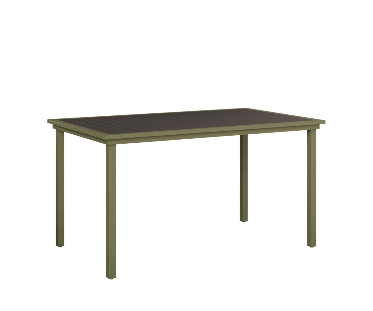 Berlin Gardens Vida 44" x 73" Rectangular Poly Bar Table