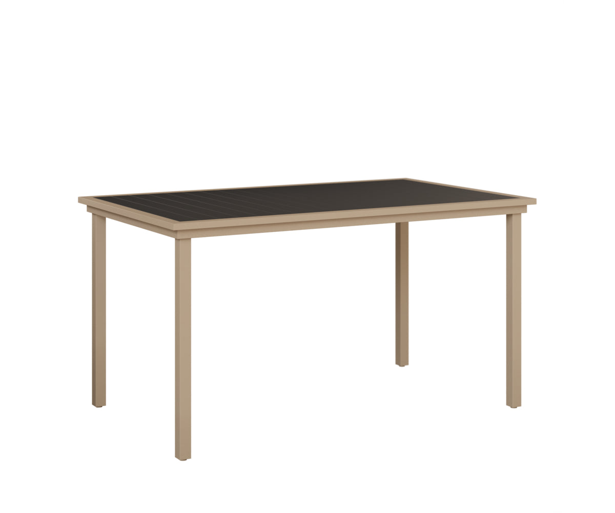 Berlin Gardens Vida 44" x 73" Rectangular Poly Bar Table