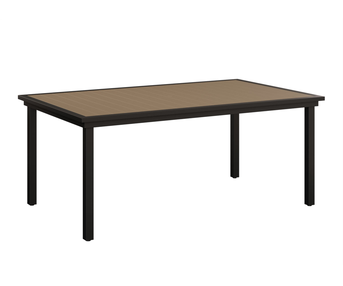 Berlin Gardens Vida 44" x 73" Rectangular Poly Dining Table