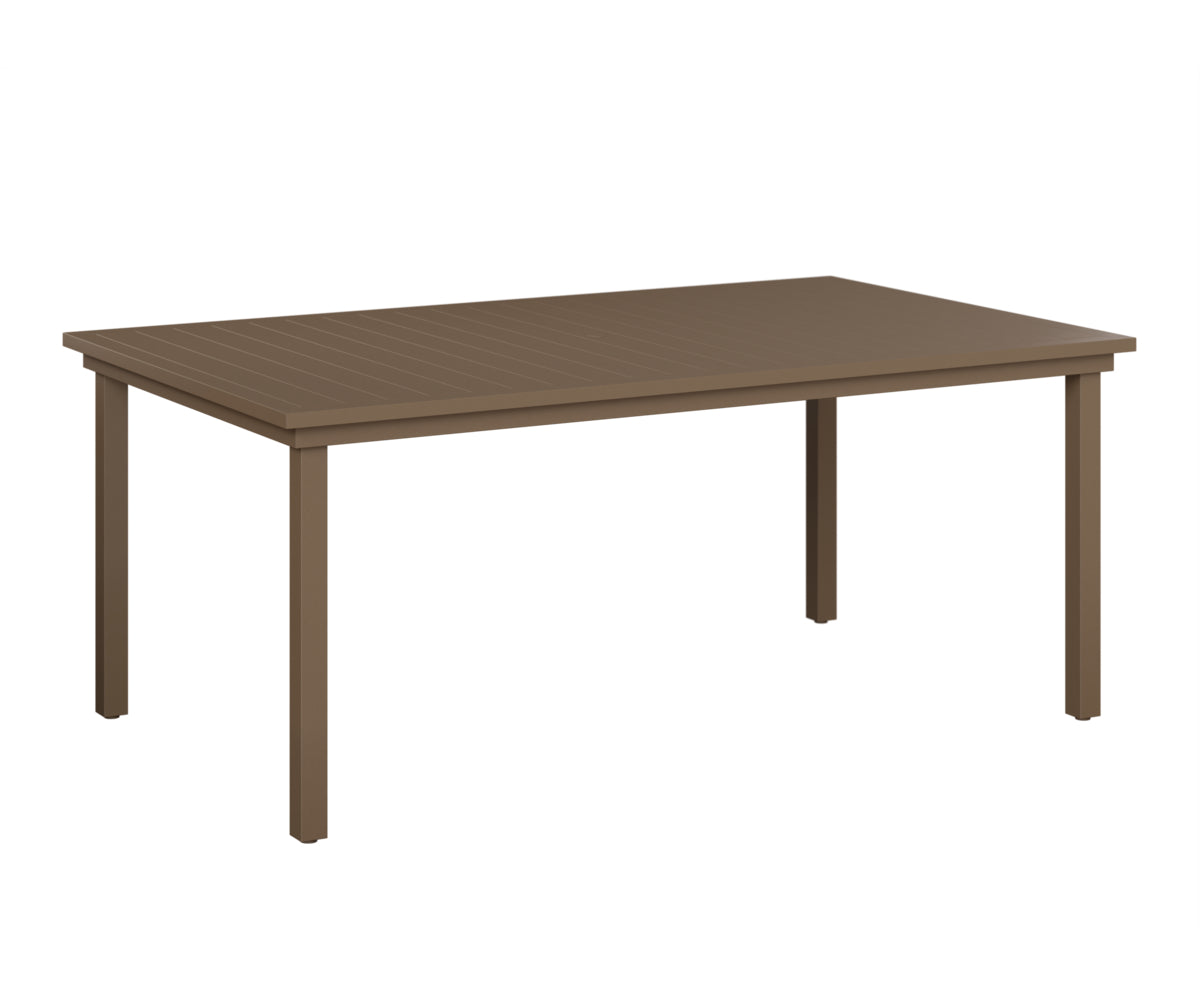 Berlin Gardens Vida 44" x 73" Rectangular Aluminum Dining Table