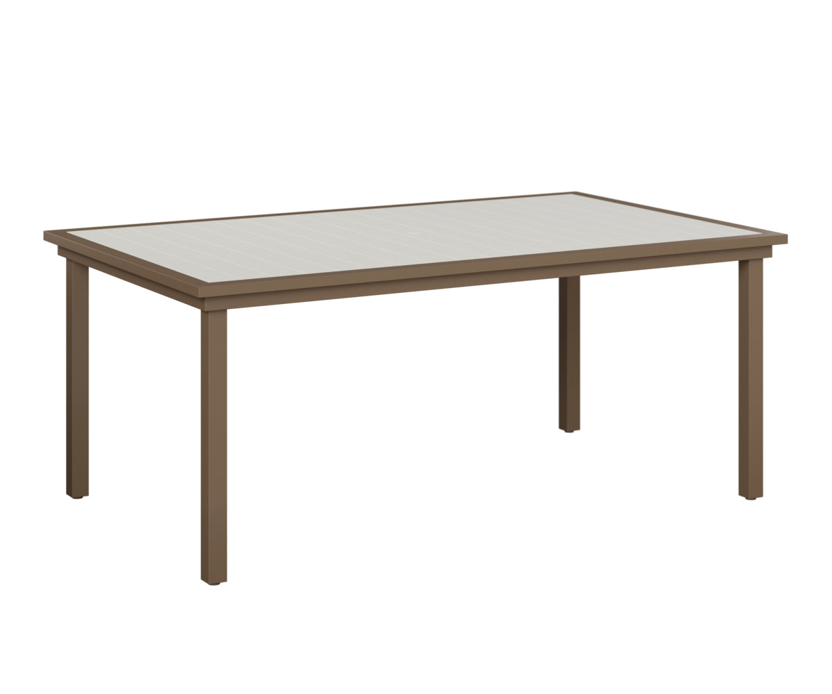 Berlin Gardens Vida 44" x 73" Rectangular Poly Dining Table