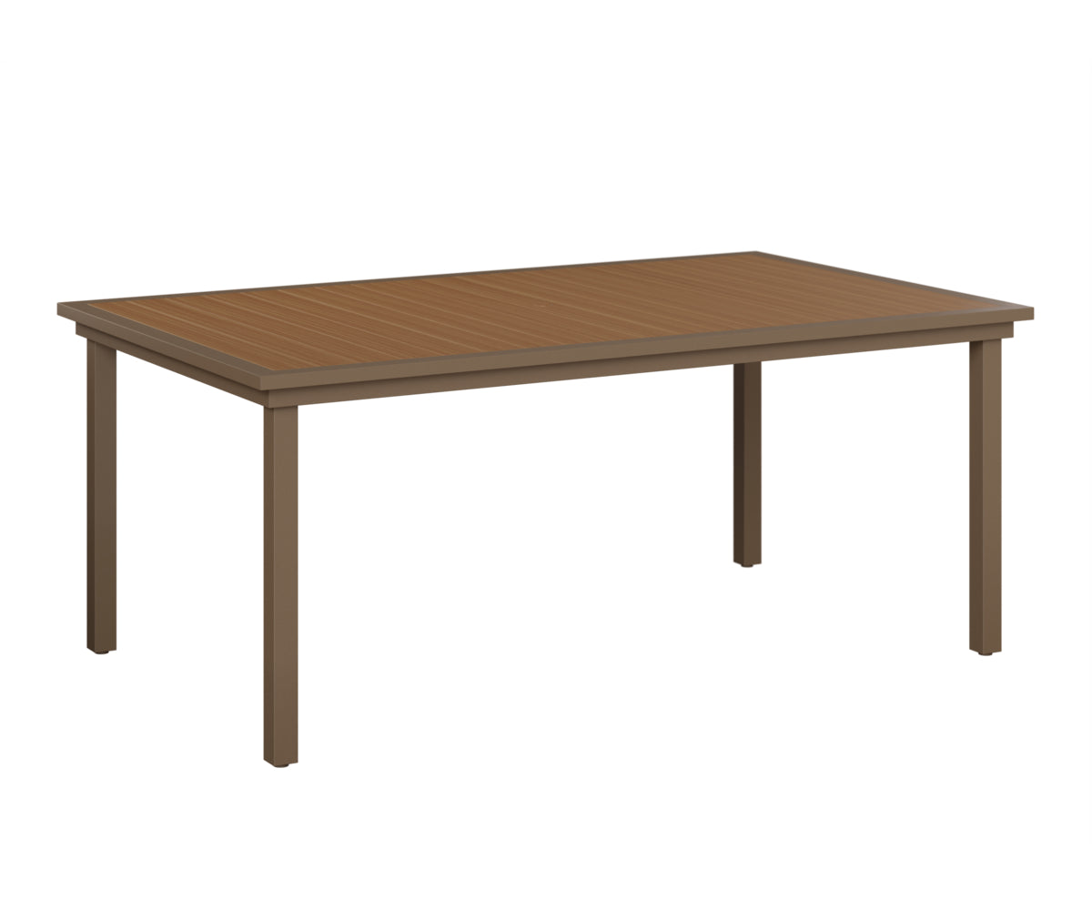Berlin Gardens Vida 44" x 73" Rectangular Poly Dining Table