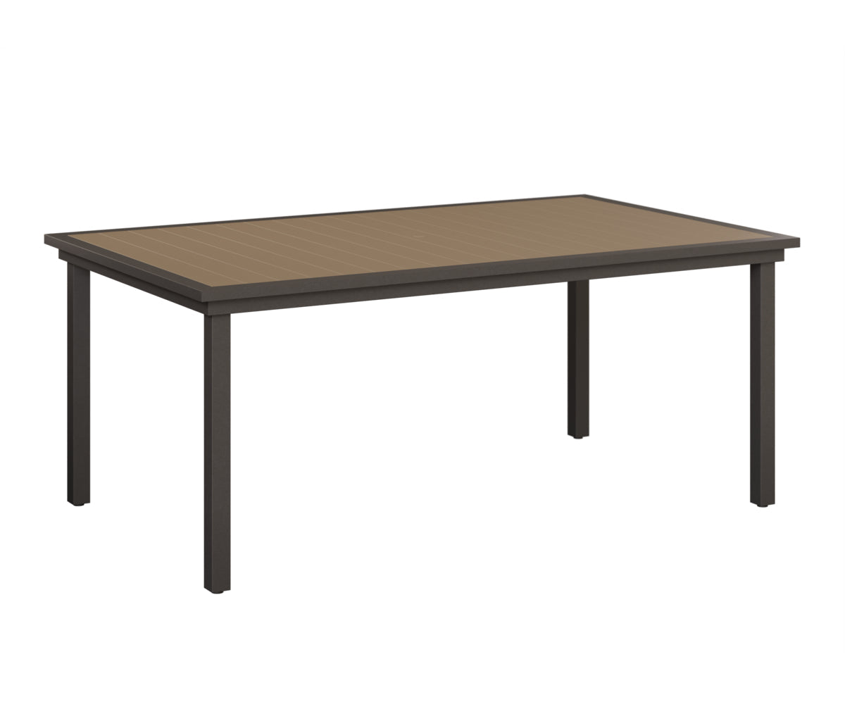 Berlin Gardens Vida 44" x 73" Rectangular Poly Dining Table