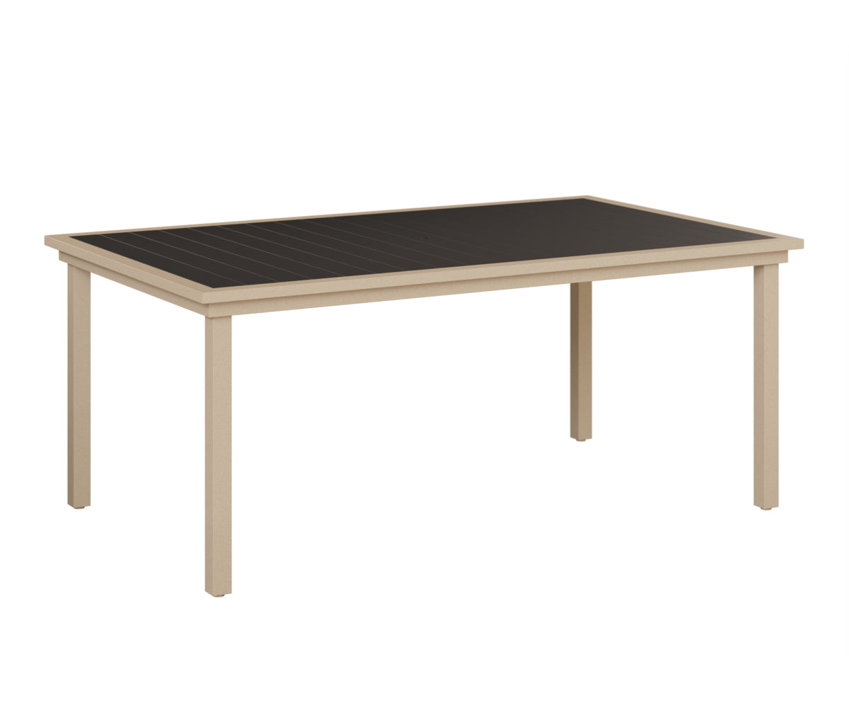 Berlin Gardens Vida 44" x 73" Rectangular Poly Dining Table