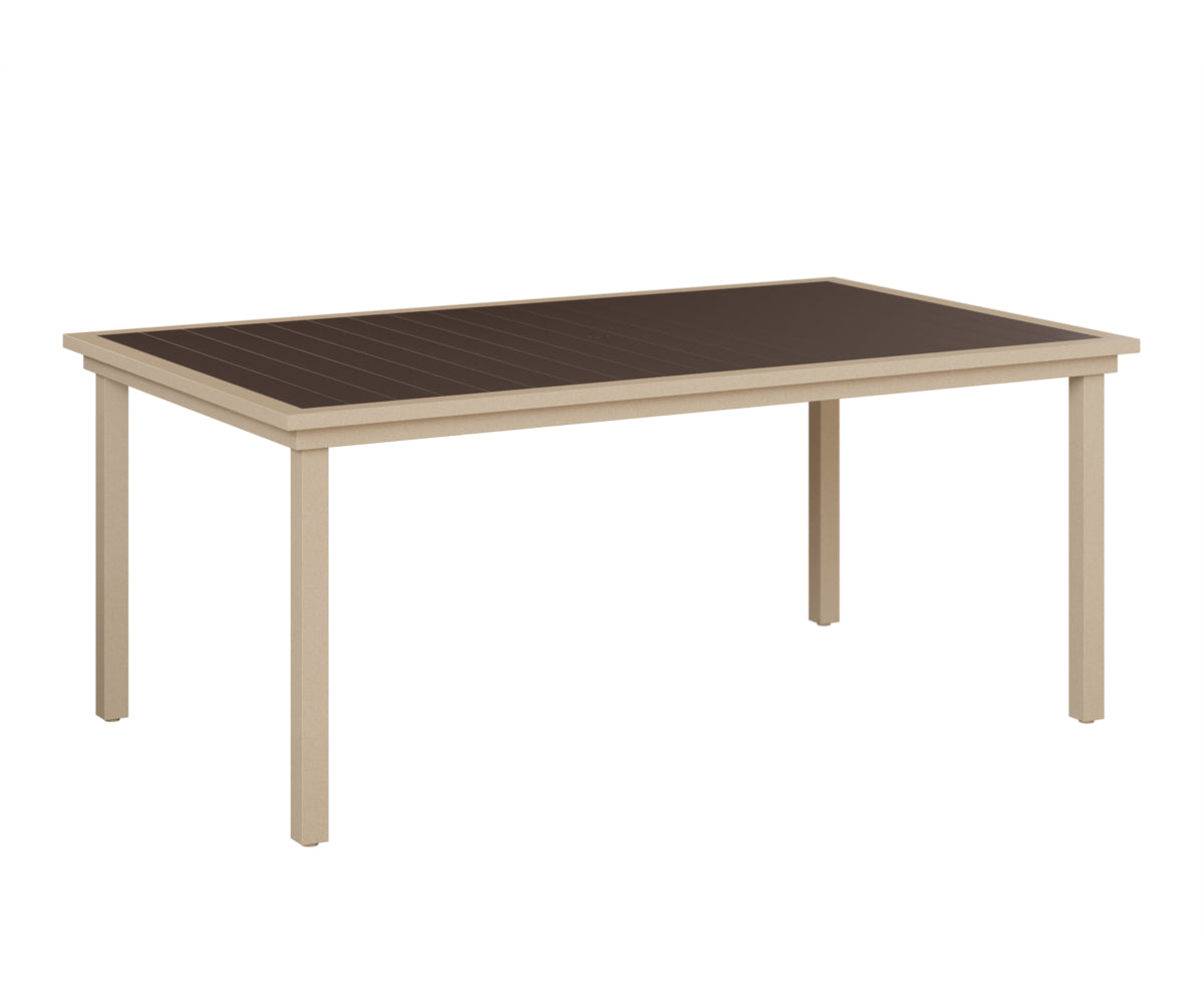 Berlin Gardens Vida 44" x 73" Rectangular Poly Dining Table