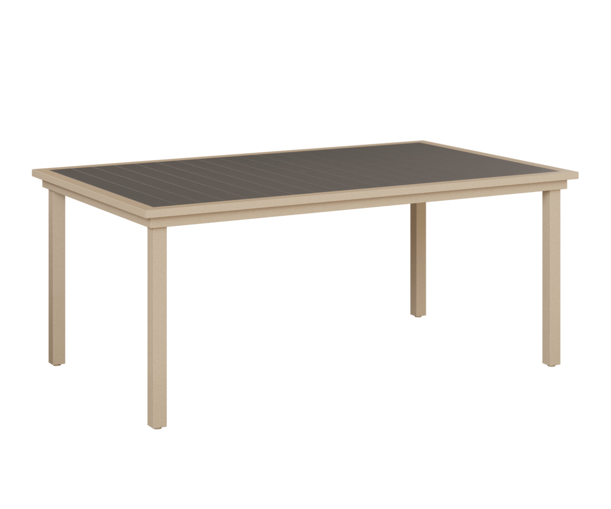 Berlin Gardens Vida 44" x 73" Rectangular Poly Dining Table