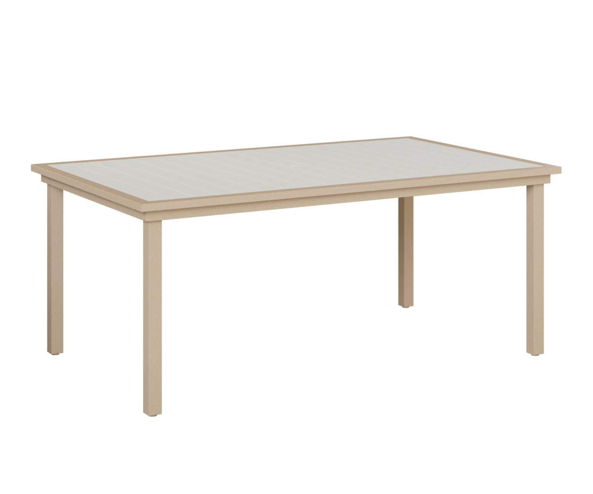 Berlin Gardens Vida 44" x 73" Rectangular Poly Dining Table