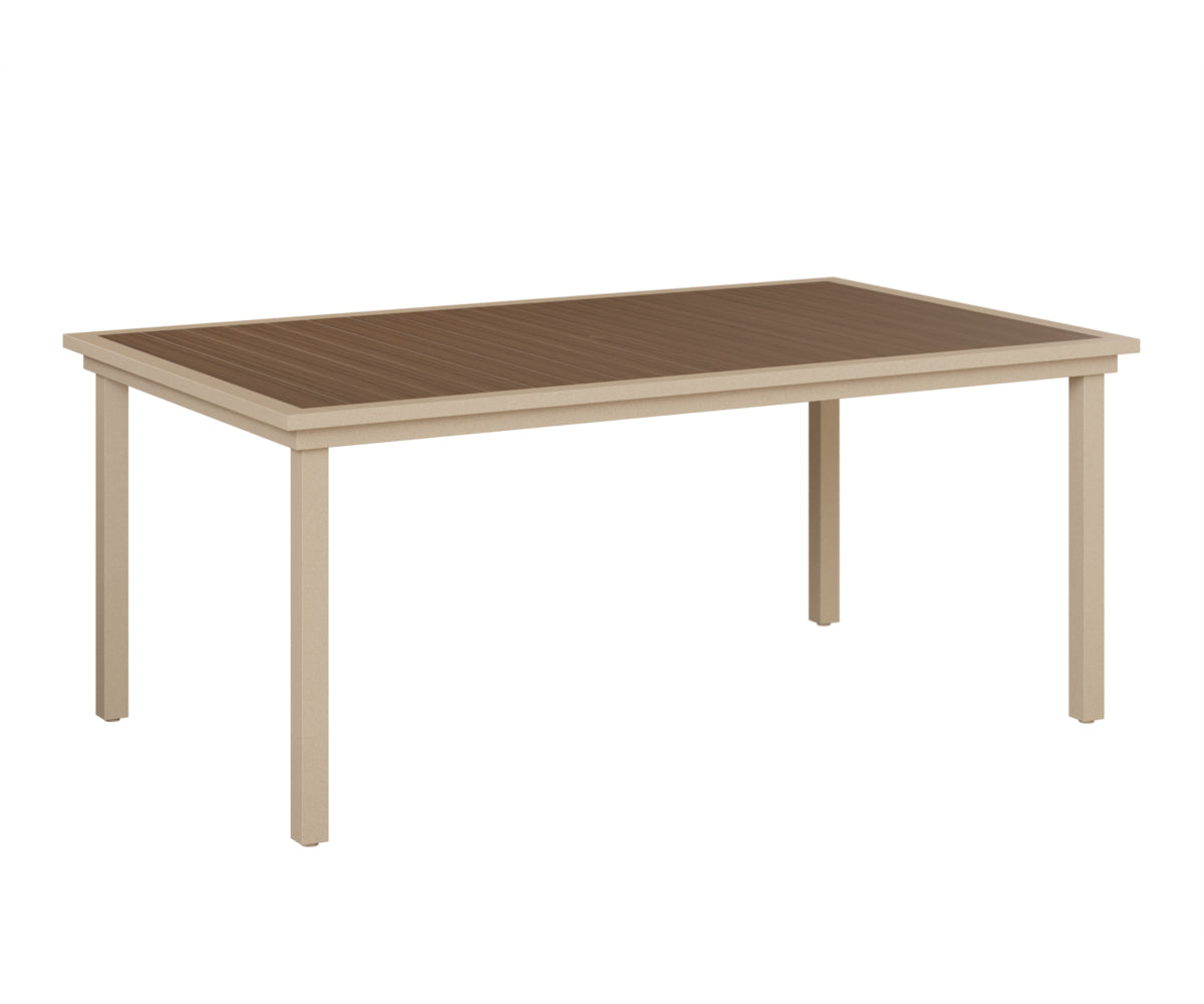 Berlin Gardens Vida 44" x 73" Rectangular Poly Dining Table