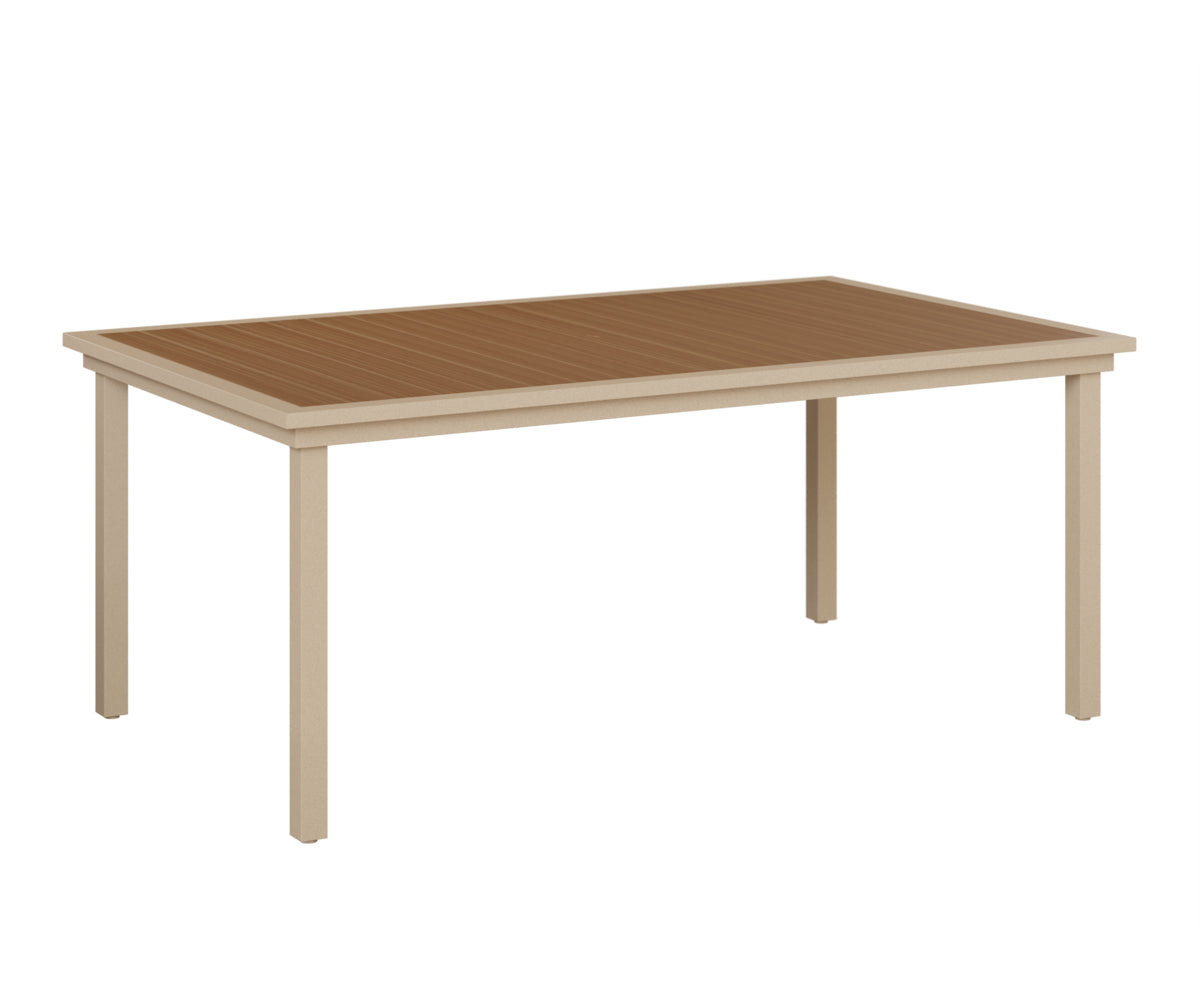 Berlin Gardens Vida 44" x 73" Rectangular Poly Dining Table