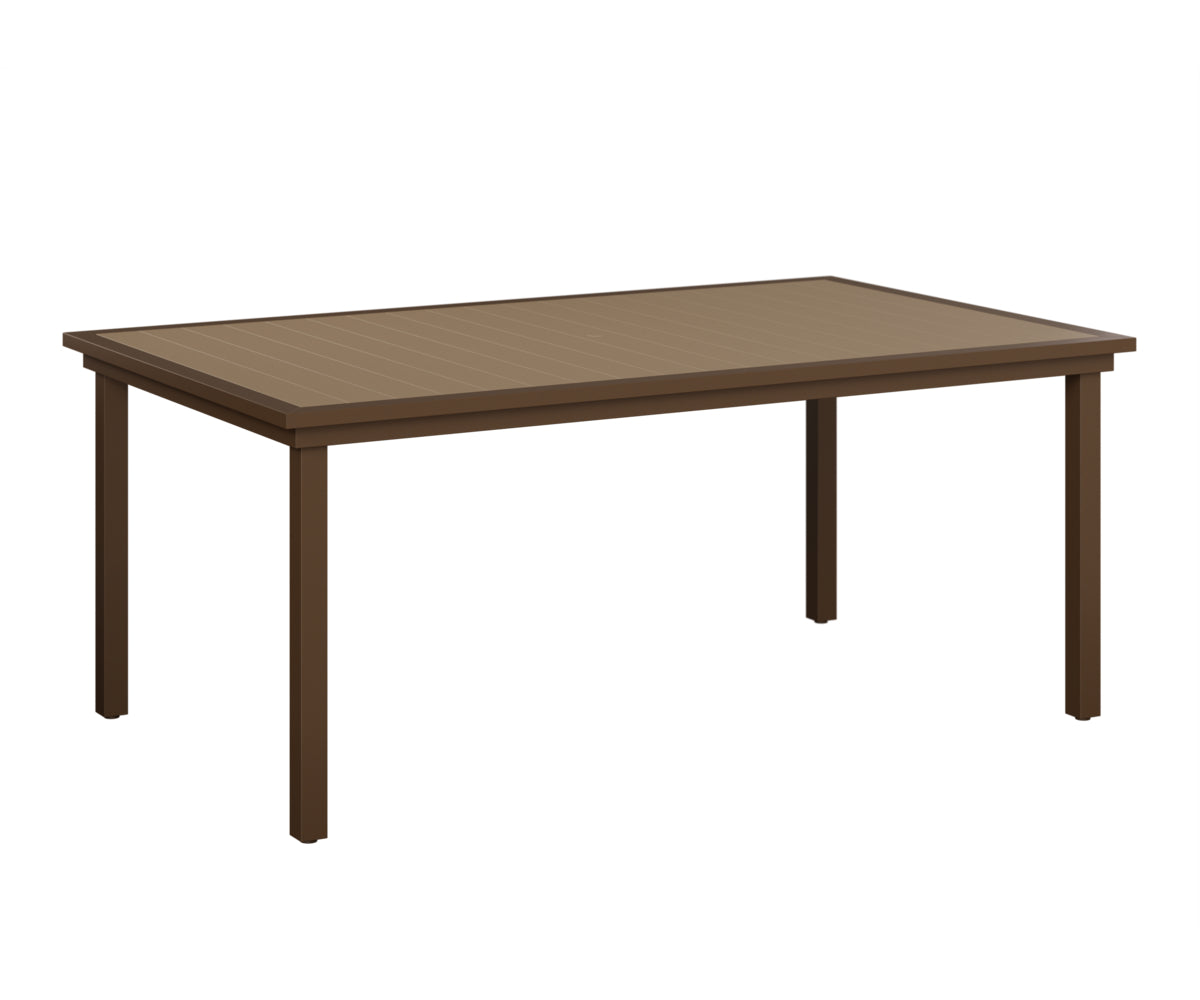 Berlin Gardens Vida 44" x 73" Rectangular Poly Dining Table