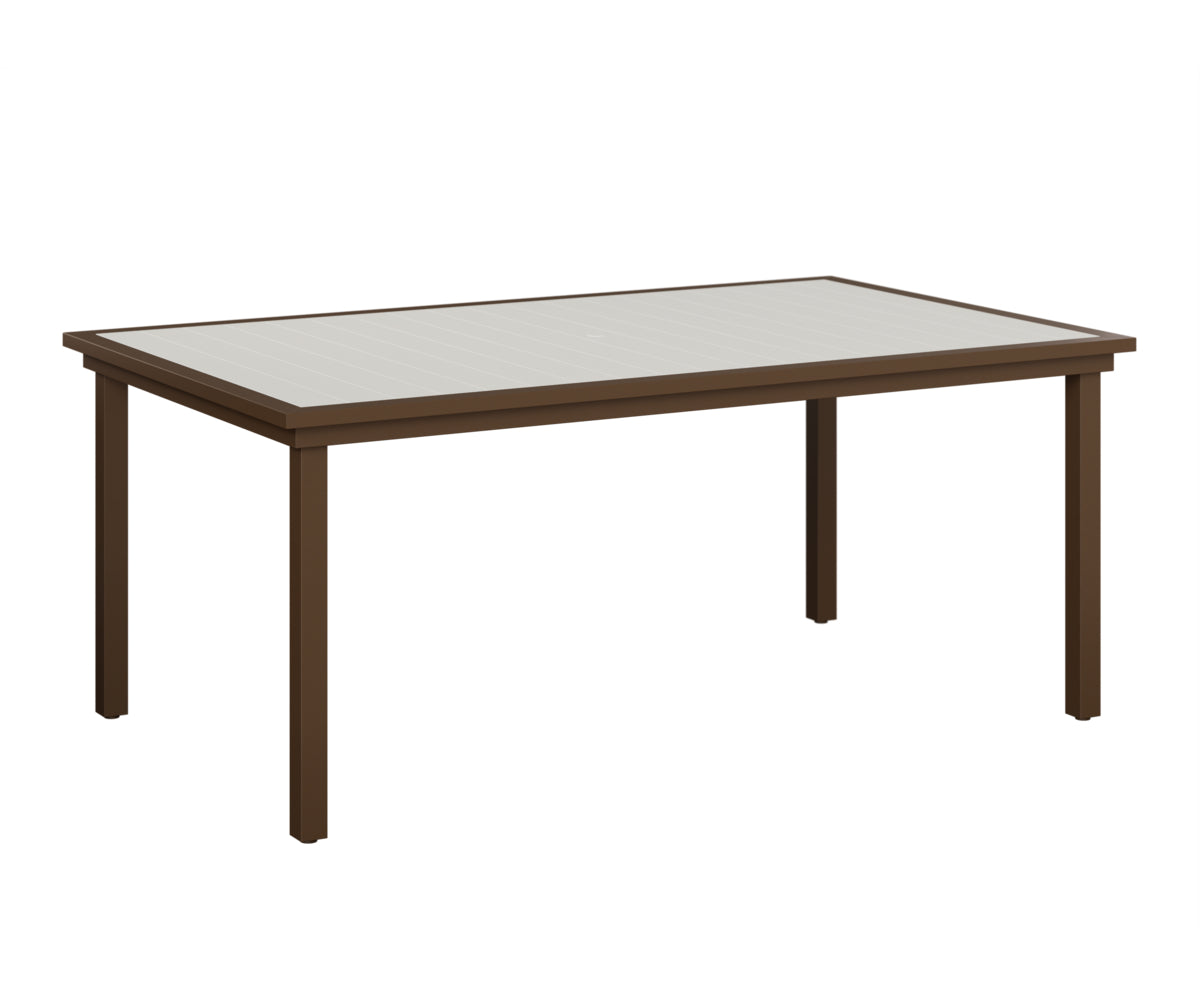 Berlin Gardens Vida 44" x 73" Rectangular Poly Dining Table